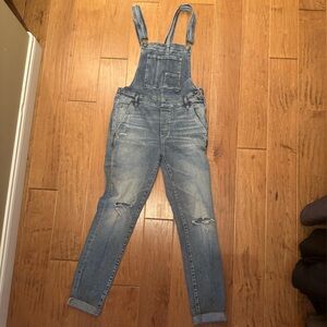 Silver Jean Overalls- Excellent like new condition